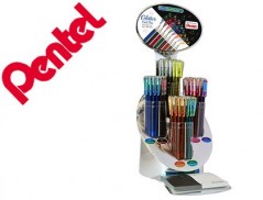 EXPOSITOR PENTEL K110 DUAL METALLIC COM 8 DUZIAS