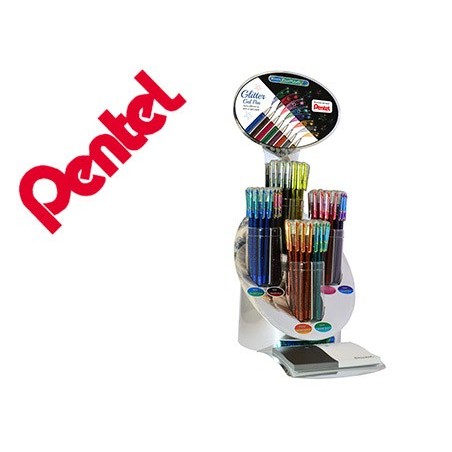 EXPOSITOR PENTEL K110 DUAL METALLIC COM 8 DUZIAS