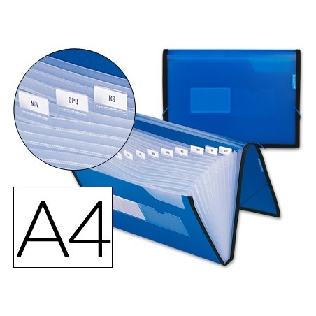 PASTA CLASSIFICADORA COM FOLE LIDERPAPEL A4, OPACAS, 13 DEPA