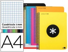 12un CADERNO ESPIRAL LIDERPAPEL A4 MICRO ANTARTIK CAPA POLIP
