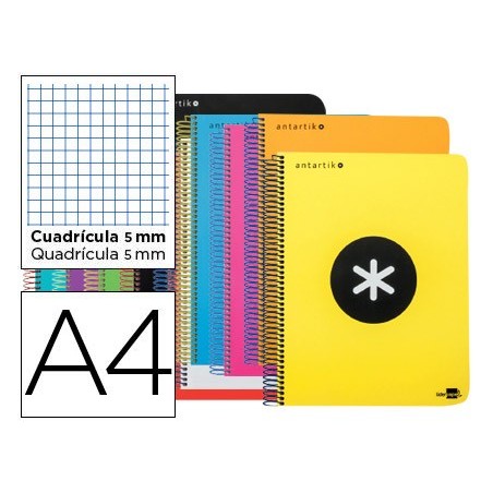 12un CADERNO ESPIRAL LIDERPAPEL A4 MICRO ANTARTIK CAPA POLIP