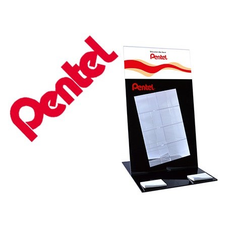 EXPOSITOR DE BALCAO PENTEL VAZIO PARA MARCADORES COM 8 COMPA