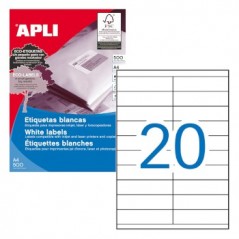 Etiquetas 105x29 Apli 500 Folhas A4 10000un / Papeis e Trans