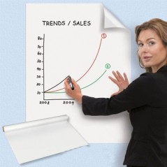 Folhas de escrita electrostaticas Legamaster 600mmx800mm 25u