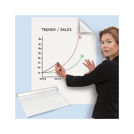 Folhas de escrita electrostaticas Legamaster 600mmx800mm 25u