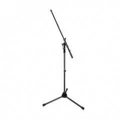 Tripe microfone profissional em preto