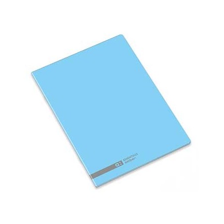 Caderno Agrafado Ambar School A4 Quadri 70gr 48Fls Azul