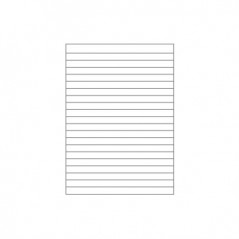 10un Caderno Papel Tipo Almaco A4 5Fls s/Margem 25 Linhas Br