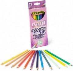 Crayola - Coloured Pencils  Pastel 12x