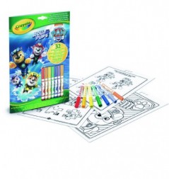 Crayola - Folhas de Colorir Paw Patrol + marcadores