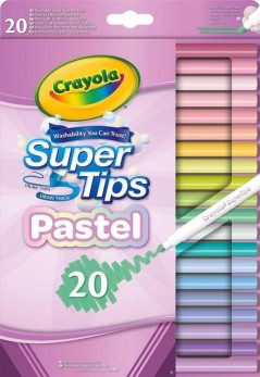 Crayola - Super Tips Pastel (20x)