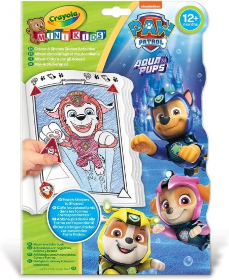 Crayola - Mini Kids Livro de Colorir Paw Patrol+stickers