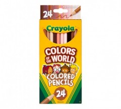 Crayola - Colours of the World 24 Lápis de Cor