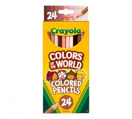 Crayola - Colours of the World 24 Lápis de Cor
