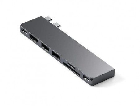 Satechi - USB-C Pro Hub Slim Adapter (space grey)