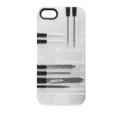 IN1 - Multi-Tool case iPhone 5/5s/SE (clear/black tools)