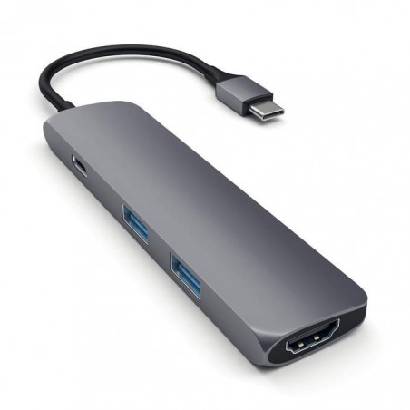 Satechi - Type-C Slim Multi-Port Adapter 4K (space grey)
