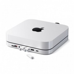 Satechi - Type-C Aluminum Stand & Hub for Mac Mini (silver)