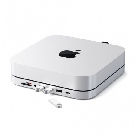 Satechi - Type-C Aluminum Stand & Hub for Mac Mini (silver)