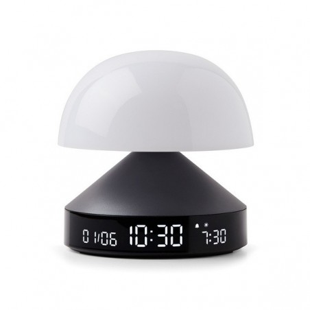 Lexon - Candeeiro/despertador Mina Sunrise (gun metal)