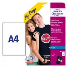 Avery - T-Shirt Transfer Black Fabric MD1003