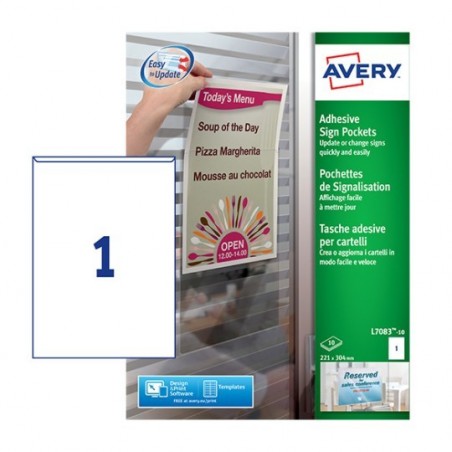 Avery - Sign Pockets L7083-10