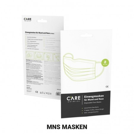 ArtwizzCare - Disposable masks (8x)