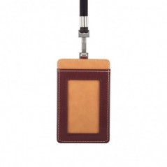 Moshi - Badge Holder (burgundy red)