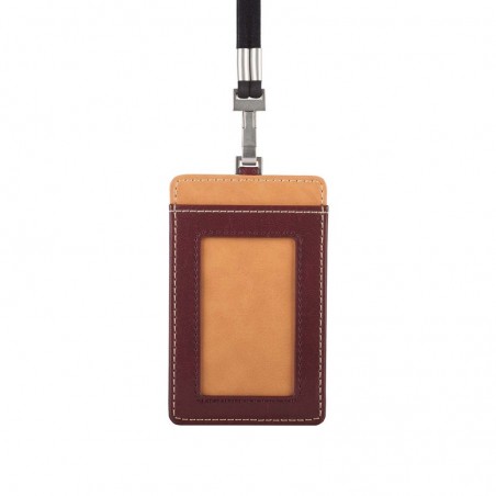 Moshi - Badge Holder (burgundy red)