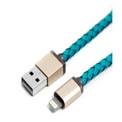 PlusUs - LifeStar Lightning-USB (1m - cross turquoise)