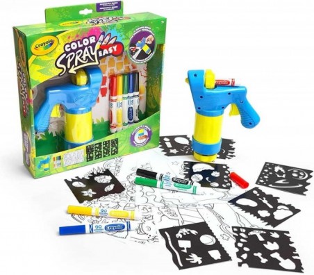 Crayola - Set Criativo Color Spray Easy