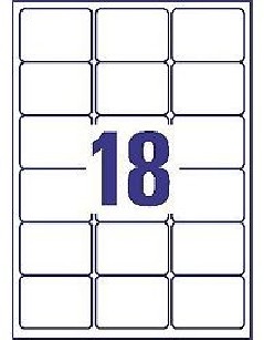 Avery - L7161-100 (Etiquetas 18/folha)