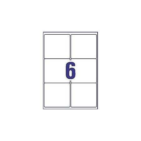 Avery - L7166-100 (Etiquetas 6/folha)