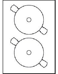 Avery - CDs/DVDs L7760 (laser cores)