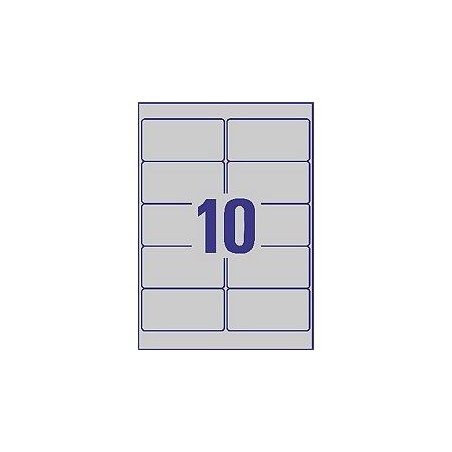 Avery - Heavy Duty Metallic L6012  (10x etq/folha)