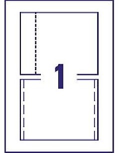 Avery - CDs/DVDs J8435 (caixa - frente&verso)