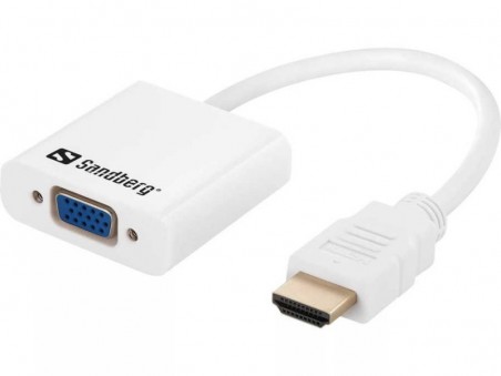 Sandberg - Adaptador HDMI para VGA com Audio
