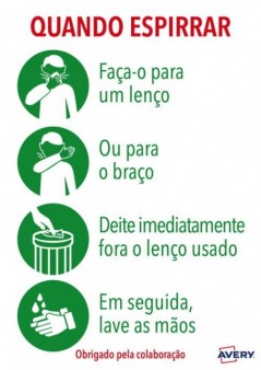 Avery - Covid A4 - Quando espirrar