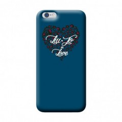 LIU.JO - Hard Case Heart iPhone 6/6s (blue)