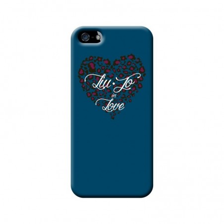 LIU.JO - Hard Case iPhone 5/5s/SE (heart blue)