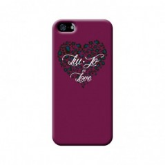 LIU.JO - Hard Case iPhone 5/5s/SE (heart pink)