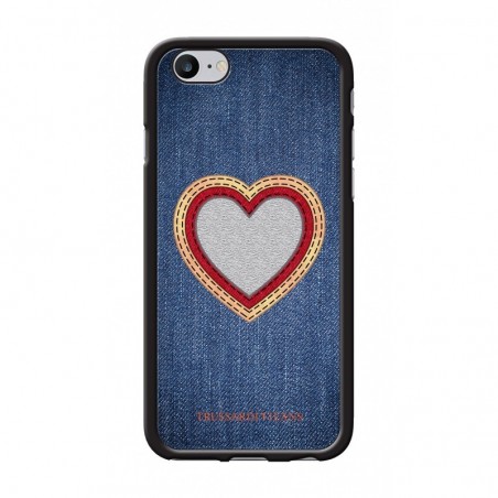 Trussardi - Jeans Case iPhone SE/8/7 (heart)