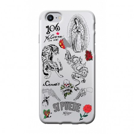 SiPuede - Transparence iPhone SE/8/7 (tattoo)