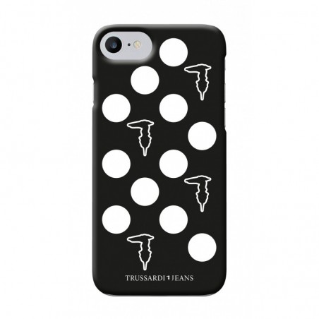 Trussardi - B/W Soft Case iPhone SE/8/7 (pois dog)