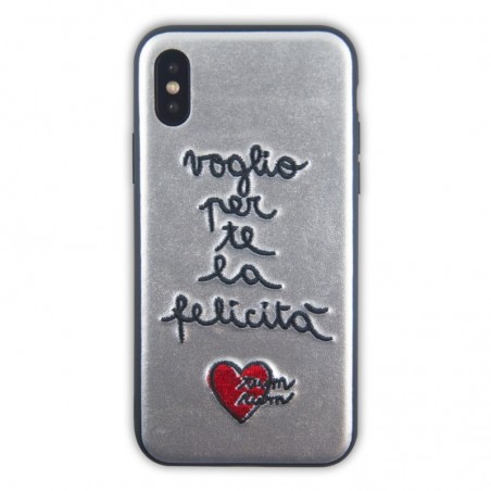 Silvia Tosi - Embroidered iPhone X/XS (felicità)