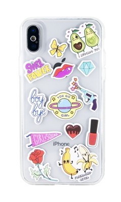 Benjamins - Puffy Stickers iPhone X/XS (girl)