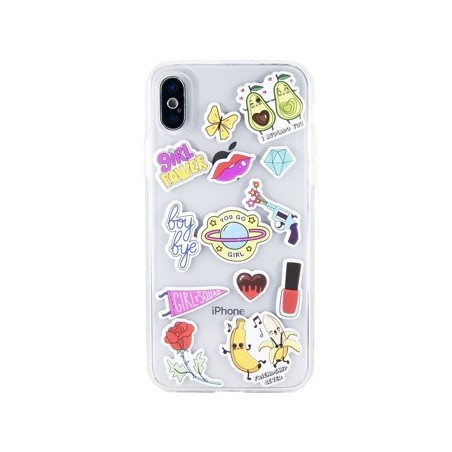 Benjamins - Puffy Stickers iPhone X/XS (girl)