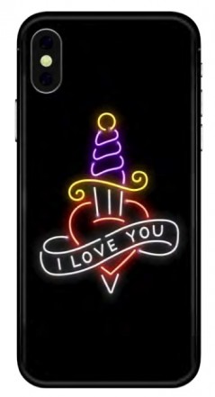 Benjamins - Neon iPhone X/XS (tattoo)