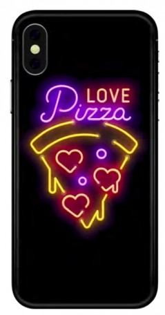 Benjamins - Neon iPhone X/XS (pizza)