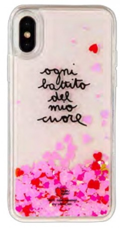 Silvia Tosi - Liquid Case iPhone X/XS (mio cuore)